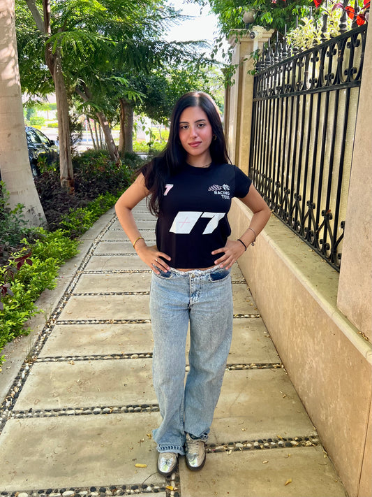 Racing baby tee