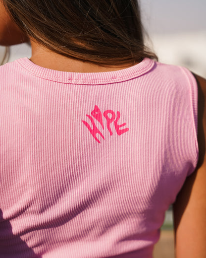 Pink tank top