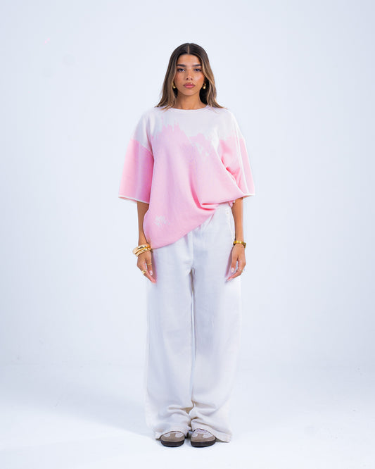 Pink Knitted
