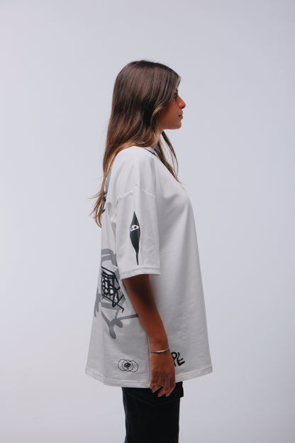 THE WHITE MAYHEM TEE